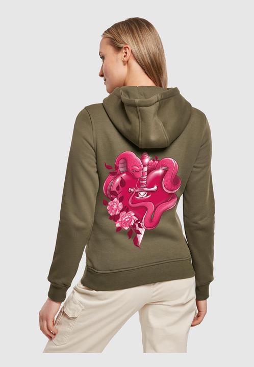 Immagine prodotto Miss Tee Felpa con cappuccio con cuore di serpente - 125287 (L)