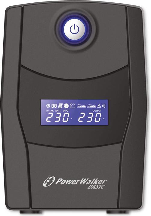 Produktbild Powerwalker USV VI 600 STL Schuko Line Interact (600 VA, 360 W, Line-Interaktiv USV)