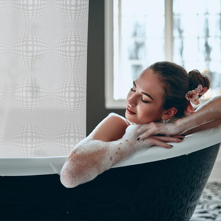 Actual product image Relaxdays Shower roller blind (100 x 4.5 x 245 cm)
