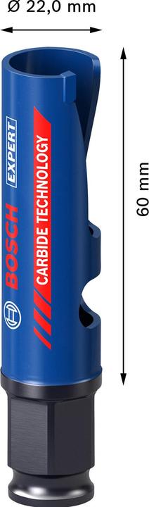 Actual product image Bosch Professional Zubehör EXPERT Construction Material hole saw, 22 x 60 mm (22 mm)