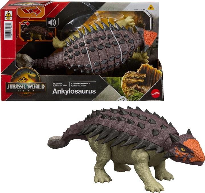 Image du produit Jurassic World Wild Roar Ankylosaurus