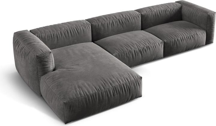 Image du produit Micadoni Canapé D'Angle Gauche Modulaire, "Martina", 3 Places, 332x176x75 Fabriqué en Europe (Canapé d'angle)