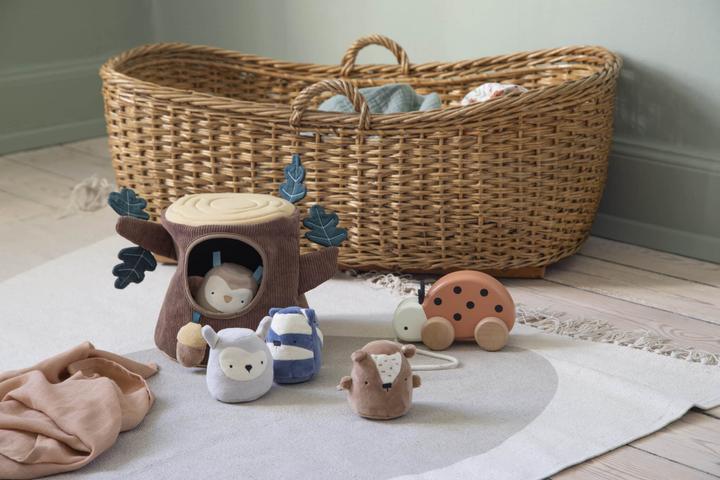 Actual product image Sebra Activity toy hide and seek, tree stump