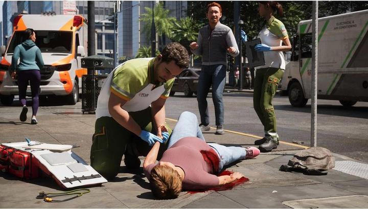 Productafbeelding Nacon Gaming Ambulance leven: een simulator voor paramedici (PS5, DE)