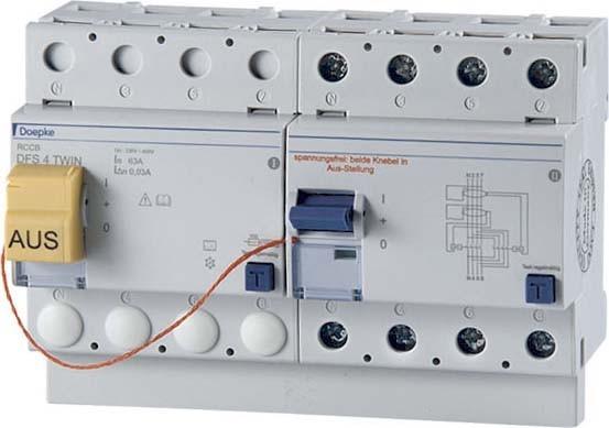Produktbild Doepke DOEP DFS4 040-4/0,03-A TWIN Fehlerstromschutzschalter