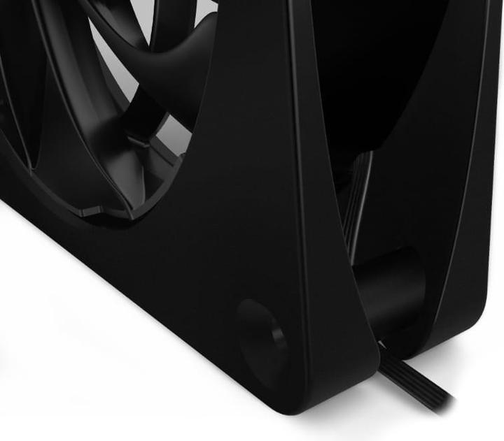 Actual product image Alphacool Apex Stealth Metal Power 120mm fan 3000rpm (black) (120 mm, 1 x)