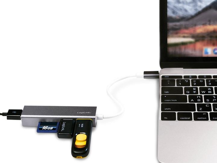 Actual product image LogiLink UA0305 (USB-C, 3 Ports)