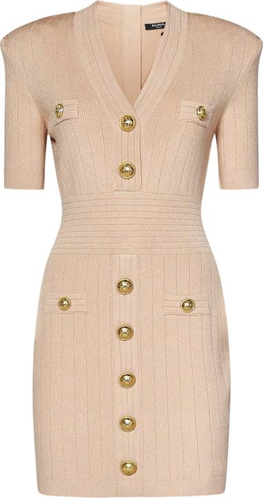 Actual product image Balmain Dresses Pink (40)