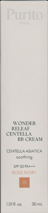 Actual product image Purito Seoul Wonder Releaf Centella BB Cream SPF30 PA+++ (15 Rose Ivory)