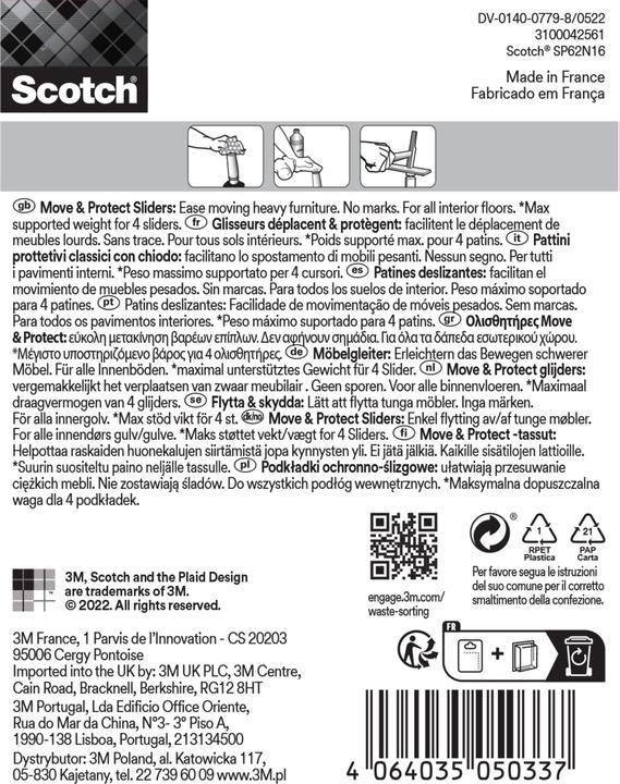 Produktbild Scotch Stuhlgleiter Nagel (Gleitnagel, 4 Stück)