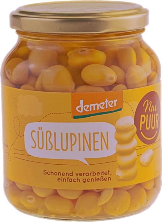 Nur PUUR Süsslupinen im Glas (340 g)