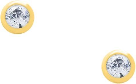 Candy Ohrringe Sheer Bliss Ø3 mm, 925 Sterling Silber, vergoldet (18k vergoldet, 925er Sterlingsilber, 925 Sterling Silber)