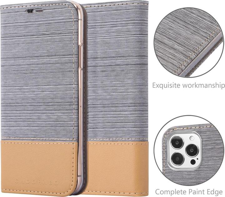 Produktbild Cadorabo Jeans Book Hülle (Apple iPhone 13 Pro Max)