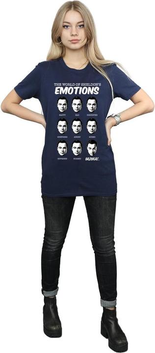 Immagine prodotto Dam Maglietta da donna/ragazzo Emotions Sheldon in cotone (L)