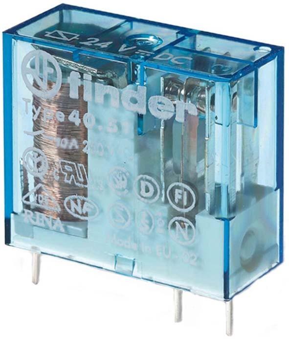 Produktbild Finder 40.51.7.012.0000 Printrelais 12 V/DC 10 A 1 Wechsler 50 St.
