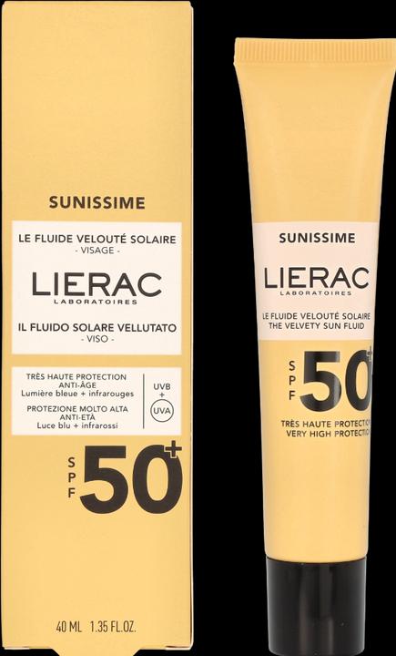 Actual product image Lierac Sunissime (Suntan cream, SPF 50, 40 ml, 76 g)
