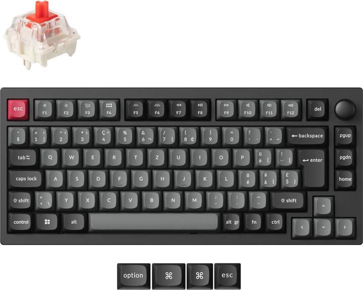 Actual product image Keychron Lemokey P1 Pro (CH, Cable, Wireless)