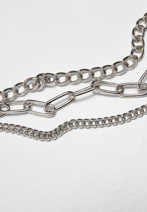 Immagine prodotto Urban Classics Collana a catena a strati (100% Ferro)