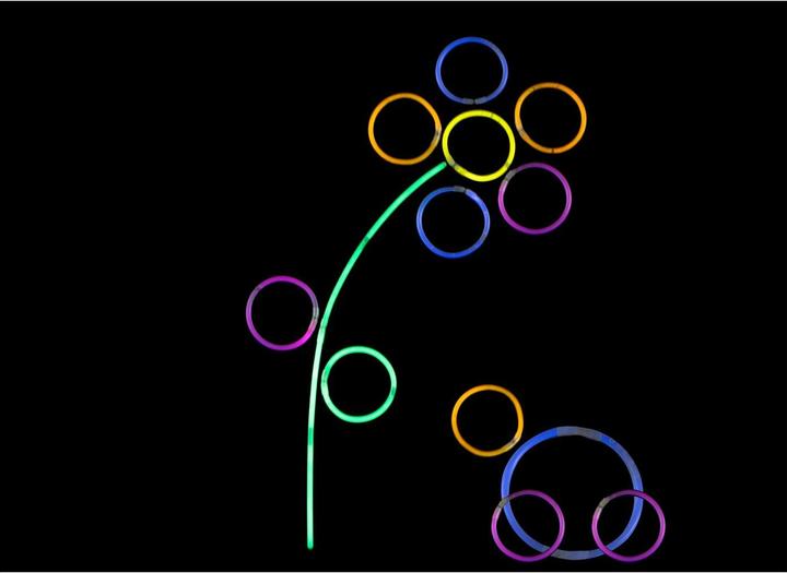 Actual product image Grafix Glow sticks