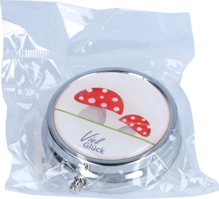 Axisis Pillbox Round Met Glueck, 1 pc
