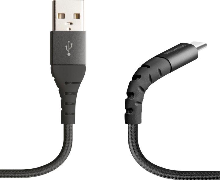 Image du produit SBS Câble métallique USB 2.0 type C - Unbreakable Collection (1 m, USB 2.0)