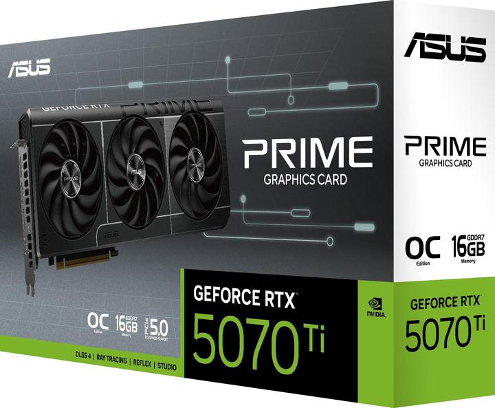 Actual product image ASUS Prime GeForce RTX 5070 Ti OC (16 GB)