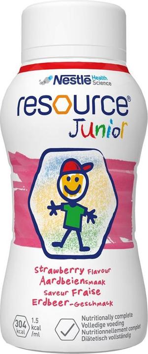 Nestlé Health Science Resource Junior Erdbeer, 6 x (4 x 200 ml) (6 Stück, 5960 g)