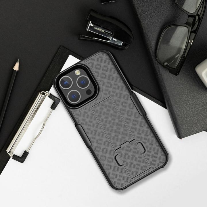 Produktbild OEM Back panel cover HOLSTER case for SAMSUNG A34 black (Avus A34)