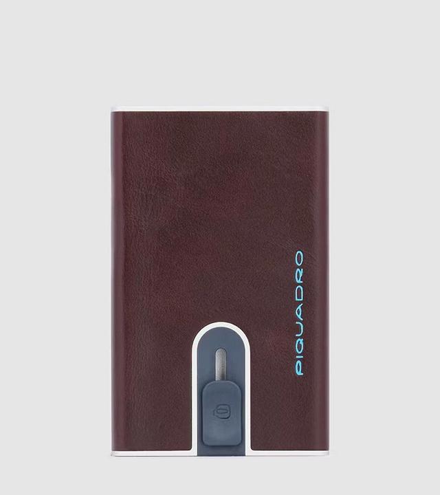 Piquadro Blue Square - Kreditkartenetui mit Schiebesystem