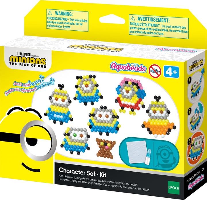 Actual product image Aquabeads 31605 AQB - Minions: Come Gru Diventa Cattivissimo Character Set