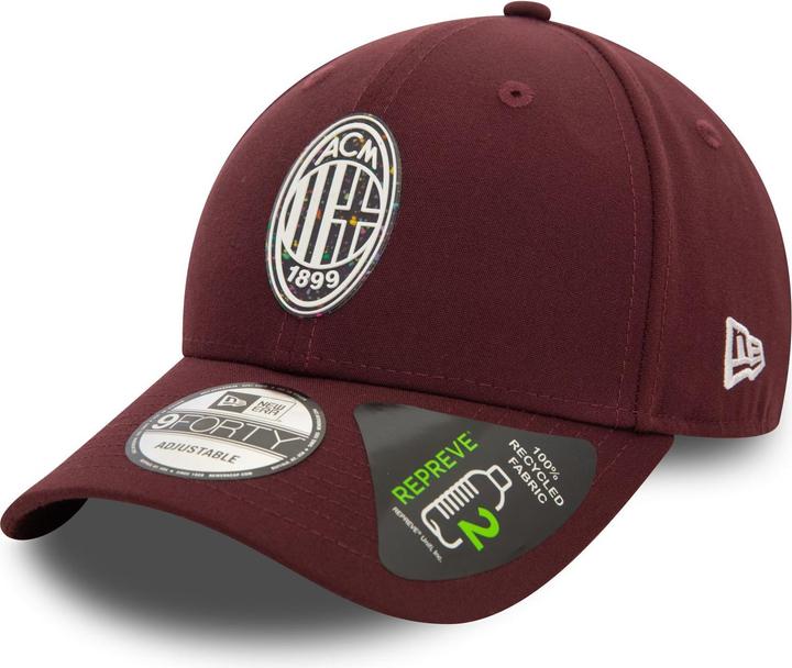 Actual product image New Era 9Forty Strapback Cap - REPREVE AC MAILAND maroon