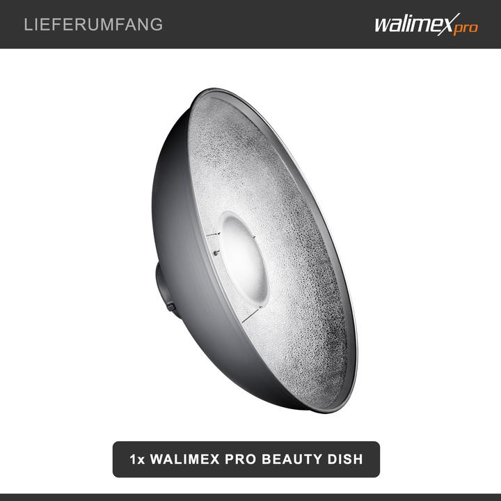 Produktbild Walimex pro Beauty Dish für & K 40cm (Beauty Dish, 40 cm)
