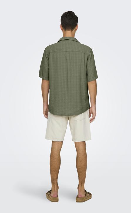 Produktbild Only & Sons Onslatham Rlxss Resort Linen Struc 0257 (M)