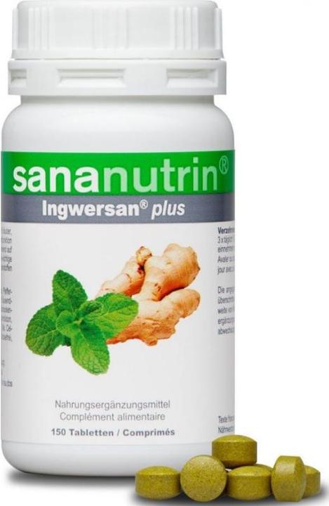 Produktbild Sananutrin Ingwersan plus Tablette (150 Stück, Tabletten, 110 g)