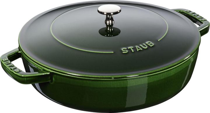 Staub Roaster Chistera Drop (24 cm, Casserole + Stewpot, Cast iron)