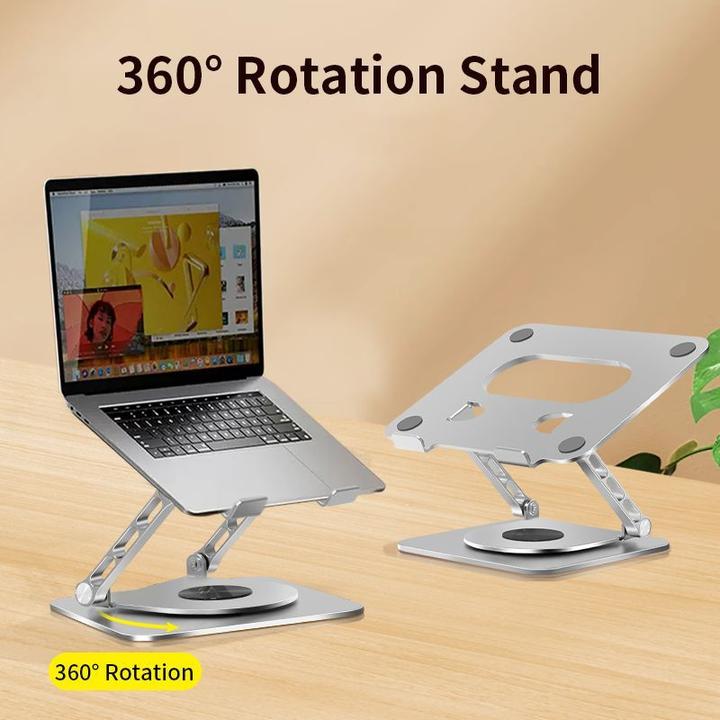 Actual product image iLike Laptop Stand Metallic