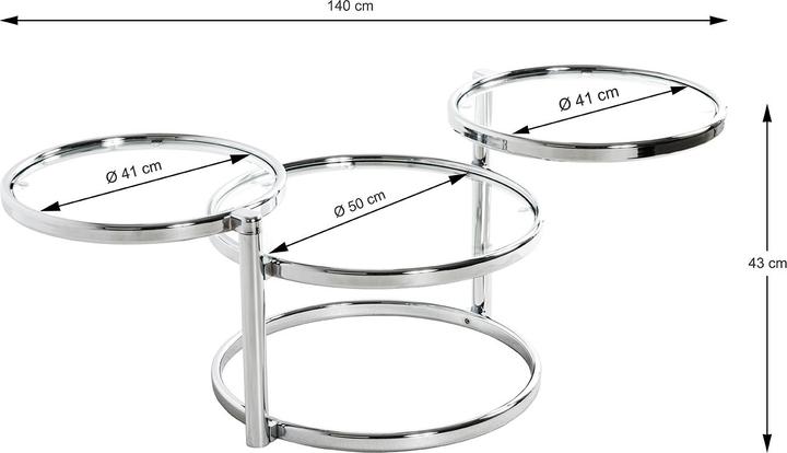 Actual product image HAKU Möbel Wilder (140 x 50 x 43 cm)