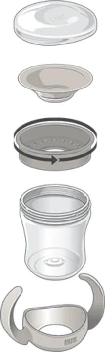 Image du produit NUK Mini coupes 3 en 1 (160 ml)