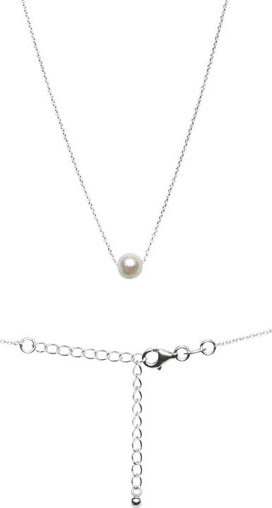 Leyda Halskette mit Perle (Stein, Silber 925, 47 cm)