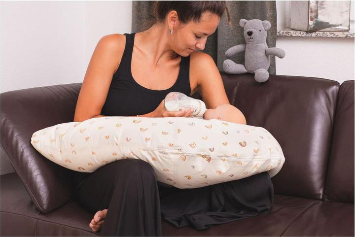 Actual product image Fillikid Nursing Pillow Village white 190c (190 cm)