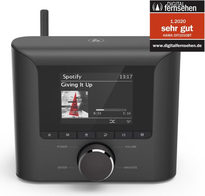 Image du produit Hama DIT1010BT (Webradio, DAB+ DAB, FM, WiFi, Bluetooth)