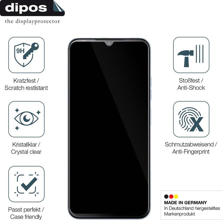 Actual product image Dipos Screen Protector Anti-Shock (2 Piece, Tecno Nova 6 Pro)