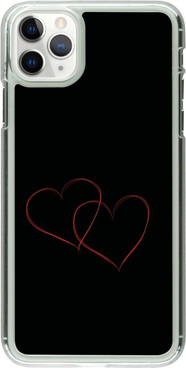 Produktbild PhoneLook Hülle transparent Valentine 2023 attached heart (Apple iPhone 11 Pro Max)