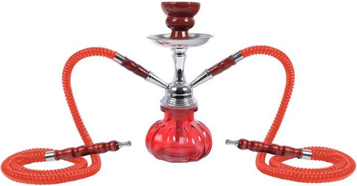 Moosmayr Shisha Fortuna Red 25cm 2 connessioni. (25 cm)