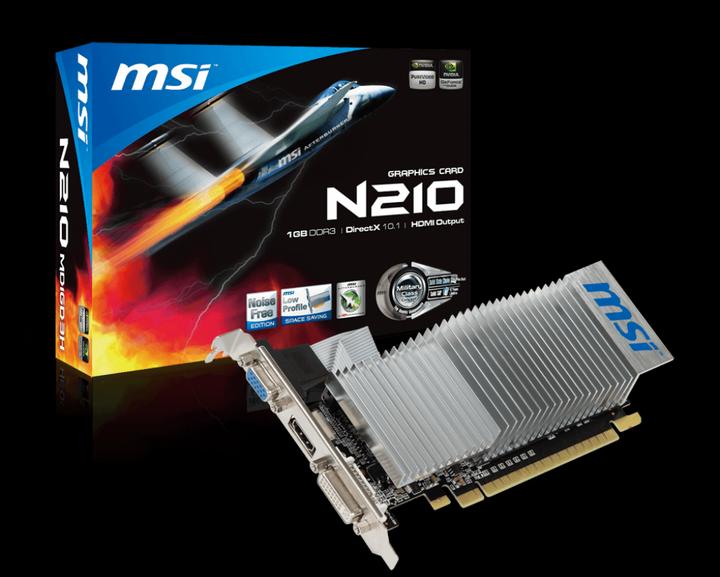 Produktbild MSI GeForce GT 210 (1 GB)