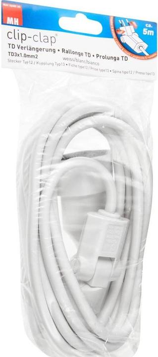 Actual product image Max Hauri clip-clap TD extension H05VV-F3G1.0 (5 m, Type 13)