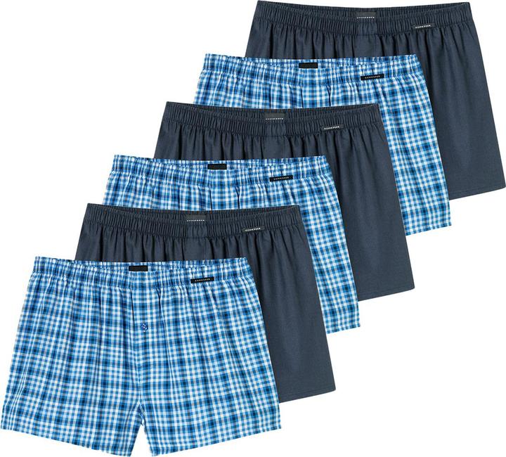 Immagine prodotto Schiesser 6er Pack Web Boxershorts (8, XXL, confezione da 6)