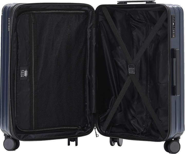 Actual product image Münicase Hartschalen Reisekoffer mit 4 Rollen und Teleskopgriff (38 l, Hand luggage (up to 50 litres))