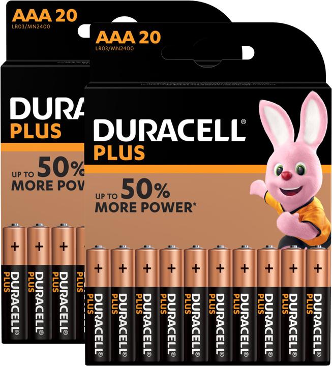 Actual product image Duracell Plus (40 pcs., AAA)