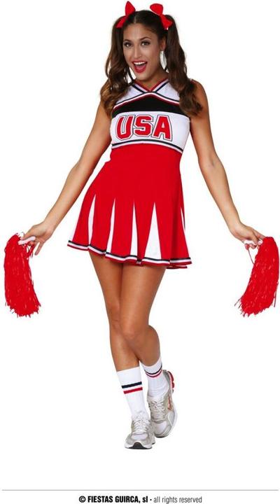 Produktbild Fiestas Guirca Guirca Erwachsenenkostüm Cheerleader, Damen, bunt, 38-40 (38, 39, 40)